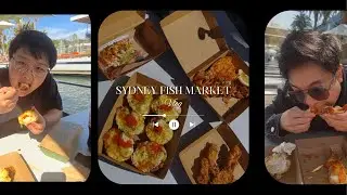Exploring Sydney Fish Market for the First Time! 🐟 | Temple Visit + Cozy Café Day ☕️
