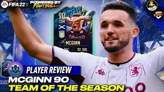 MCGINN 90 TOTS PLAYER REVIEW /// FIFA 22 PLAYER REVIEW