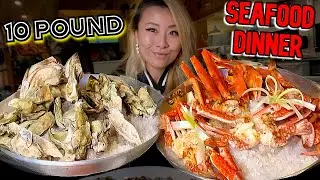 СЪЕЛ 10 ФУНТОВ МОРЕПРОДУКТОВ в баре Clearwater Oyster в Миртл-Бич, Южная Каролина!! #СумасшедшийД...