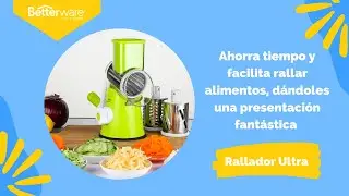 Rallador Ultra [ Betterware [ Fácil de usar, lavar y super rápido para rallar alimentos