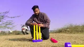 Rc Champion Cheapest Cricket kit Unboxing & Testing -Puneet toy tester 😲