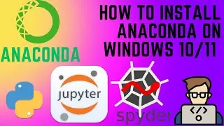 How to set up Anaconda in windows 10/11 | virtual environment | Spyder IDE  | JupyterLab