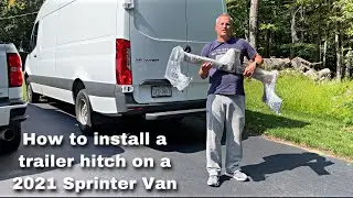 Как установить фаркоп на грузовой фургон Mercedes Sprinter 2500/3500 2021 года