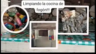 Limpiamos🧼🧹 la cocina de fogón y quedó hermosa!!! 😍