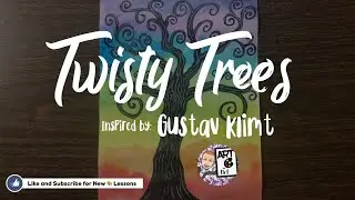 How to Draw &ldquo;Twisty Trees&rdquo; - Inspired by Klimt