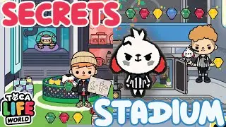 Toca Life World All-Star Stadium ALL SECRETS! Toca Boca TODOS OS SEGREDOS do Est&aacute;dio das Estrelas