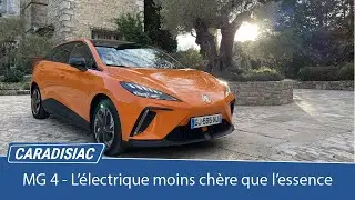 Essai  - MG 4 (2022) : l'&eacute;lectrique moins ch&egrave;re que l'essence !