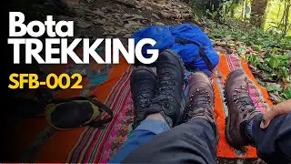 Bota Trilha Trekking Unissex Cano M&eacute;dio Ecosafety | SFB-002