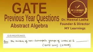 Abstract Algebra, GATE 2014 Question (Q.ID.M(GATE)AA22)