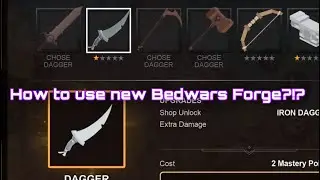 HOW TO USE NEW BEDWARS FORGE!? (Roblox Bedwars) #roblox #viral #gaming #fy #video #fyp #fyo