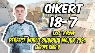 PARIVION Qikert (18/7) vs TSM (Dust2) @ Perfect World Shanghai Major 2024 Europe RMR B | CS2 POV