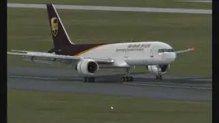 Just Flight 757 Captain UPS Landing