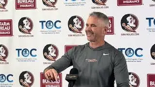 Head coach Mike Norvell talks for final time before Clemson, speaks on Samuel Singleton Jr.