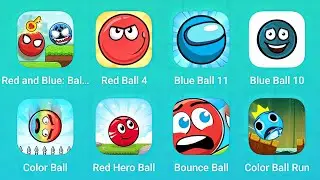 Red and Blue Balls, Red Ball 4, Blue Ball 11, Blue Ball 10, Color Ball and More Red Ball Games