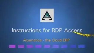 Instructions for RDP access