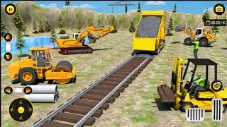Train Road Real Railway Track - Railroad Builder Construction Simulator 3D| Android GamePlay|Driving