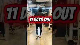 11 Days Out | Contest Prep Mindset 🖤 #Shorts#11DaysOut#ContestPrep#Bodybuilding#FitnessShorts#Gym