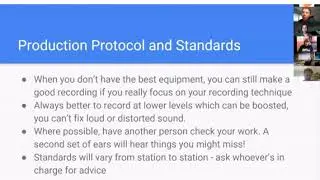 Part 4- Production Standards- Creating Content Remotley