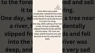 WriteBloom | Creative Writing|The Honest Woodcutter Moral Story  English | Simple Story for Students