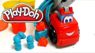 Play-Doh Diggin Rigs Boomer the Fire Truck Playdough Toy