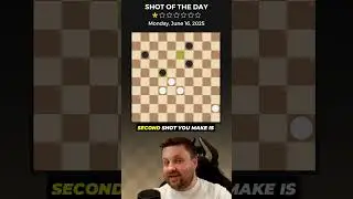 Shot of the Day &ndash; June 16, 2025 ➡️ Learn How to Play Checkers at www.worldofcheckers.com