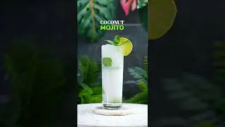 Coconut Mojito 🍃 #cocktail #cocktails #bar #bartender #mojito #tropical #drinks