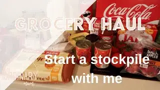 Australian Grocery haul | Starting my stockpile again