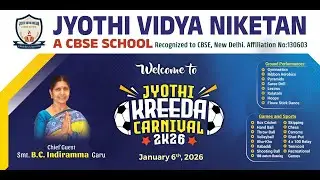 Jyothi Kreeda Carnival 2k26 teaser@jyothividyaniketan #bcjanardhanreddyofficial #carnival #sports