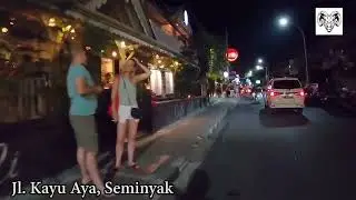 Seminyak Bali Night Live..?? Ready to party on the street