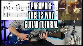 How to play Paramore This Is Why Guitar Tutorial Lesson
