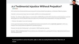 Fricker - Epistemic Injustice Part II