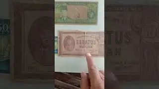 UANG 100 RUPIAH SOEKARNO TAHUN 1947.