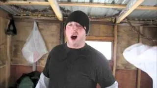 ice fishing on East Grand Lake Maine 2011