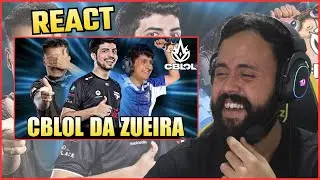 REACT BRONZIOCRE: PAIN vs LEV: A SÉRIE que QUEBROU o LEAGUE OF LEGENDS - CBLOL DA ZUEIRA