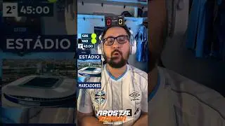 SIMULANDO GR&Ecirc;MIO x VASCO! #gr&ecirc;mio #vasco #futebol #brasileir&atilde;o
