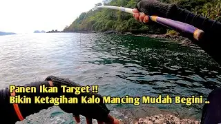 Panen Ikan Target ‼️ Mancing Tegek Di Pinggiran Laut