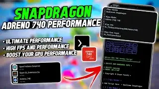 How To Enable ADRENO 740 Performance Without Root : Get Max PERFORMANCE While Gaming