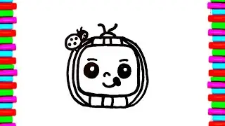 Cocomelon Drawing // How to draw a Cocomelon// Drawing and Coloring for Kids 