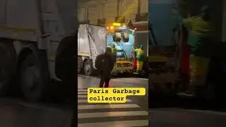 Paris Garbage collectors #veolia  #reels #trending  #youtubeshorts #shortvideo #subcribe  #shorts