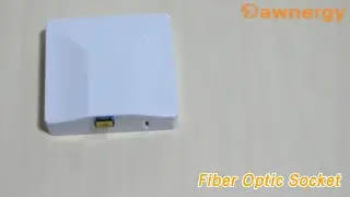 Indoor Fiber Optic Socket Faceplate Wall Mounted ABS 1 Core SC Adapter