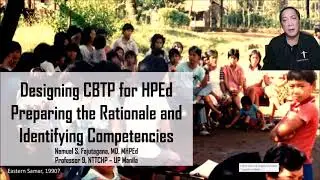 Writing a Rationale for a Community Based Training program for HPEd