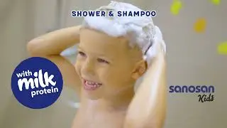 Sanosan KIDS Shower & Shampoo | Gentle Care for Happy Little Bath Times
