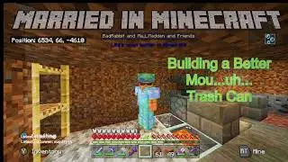 Need to get rid of stuff?  We made a SAFE lava trash can!  Married In Minecraft! #MiM