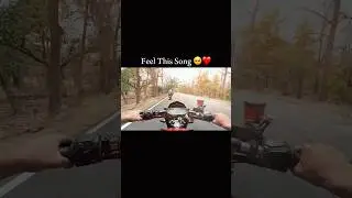 Feel This Song🥺❤️ #trending #shorts #viral #bikelife #ns125 #seoni #rider