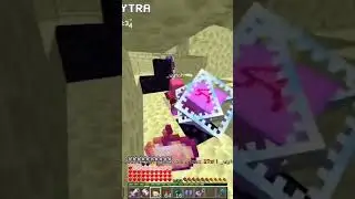 Raxen pada od wytoha w endzie na Anarchia GG! #shorts #raxenik #anarchiagg #minecraft