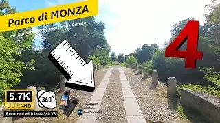 VR 360&deg; Tromba d'aria di fine luglio 2023 nel parco di Monza 4 cascina del Sole UHD