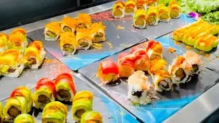 Lunch at Umi Premium Sushi and Seafood Buffet.