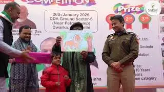 Republic Day Painting Competition in Dwarka Delhi ! kalabhumi painting competition. 26 January.