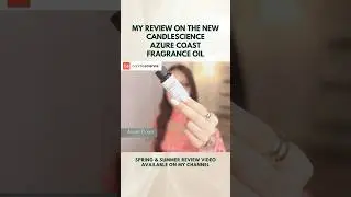 Candlescience new fragrance oil review #candlemaking #fragranceoil #candlescience