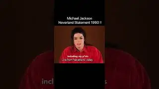 Michael Jackson's Shocking Neverland Statement In 1993 Tiktok applehead.yuh #Shorts